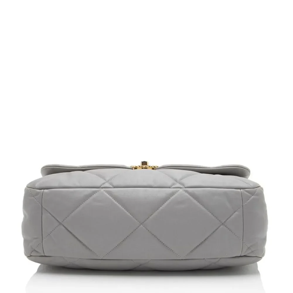 Chanel Lambskin 19 Maxi Flap Shoulder Bag